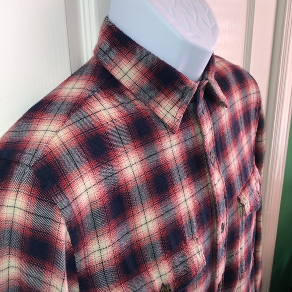 UNISEX Onassis Soft Flannel button Down Shirt - Picture 2 of 6